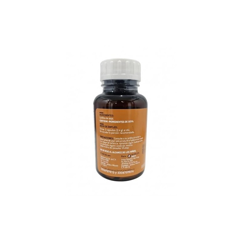 Lecitina de Soya N2000, 100 Cápsulas de 1200 mg, Suplemento