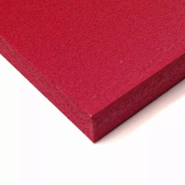 Unbranded Red PVC Celtec Foam Board Sheet 12" x 24"