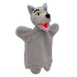 ABA (ABAX5) 71086 ABA Wolf Hand Puppet, 30 cm, Multi-Color