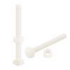 sourcing map 20 Pairs Nylon Screw Nut Assortment M6 x