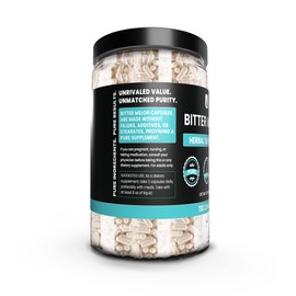 PURE ORIGINAL INGREDIENTS Bitter Melon Extract (730 Capsules) No Magnesium Or Rice Fillers, Always Pure, Lab Verified