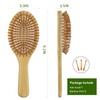 MRD MRD Hair brush, Natural Bamboo Paddle Detangling Hairbrush, Massage