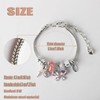 DS Charm Bracelets for girls,exquisite cute cartoon friendship Silver bracelets