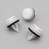 VVO Fasteners - White Plastic Clips. Outer Windshield or A-pillar