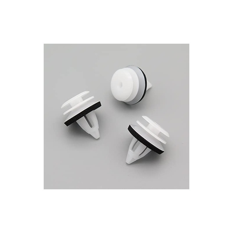 VVO Fasteners - White Plastic Clips. Outer Windshield or A-pillar