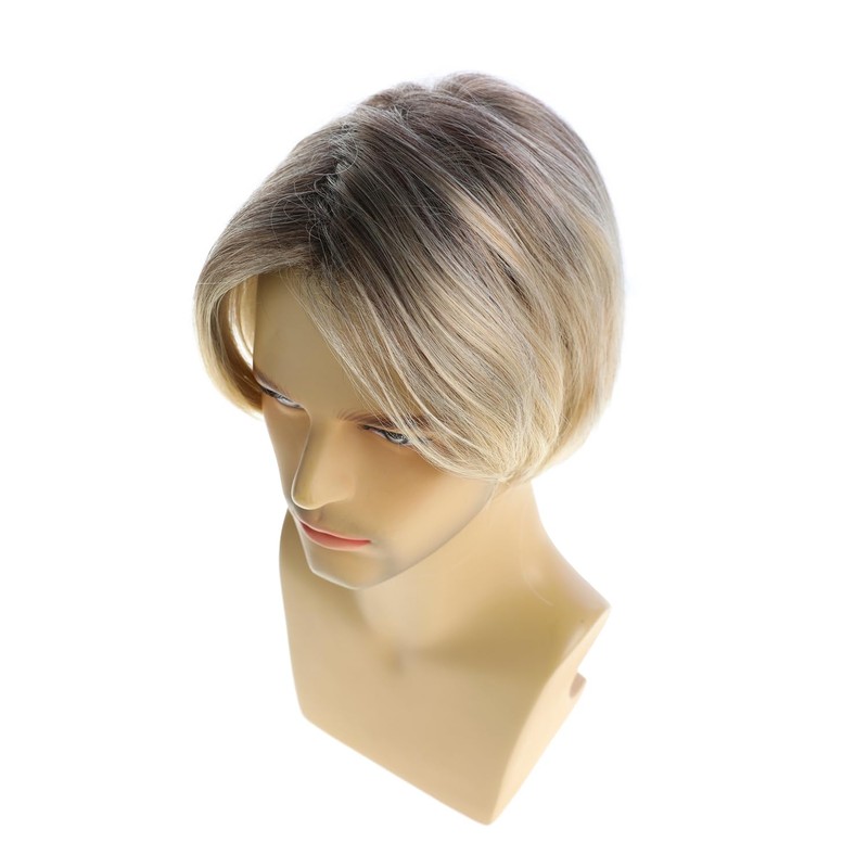 Beweig Men's Short Blonde Wig | Natural Looking, Mixed Blonde,