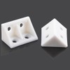 L Angle Brackets, Plastic Furniture Corner Brace Shelf Support Corner