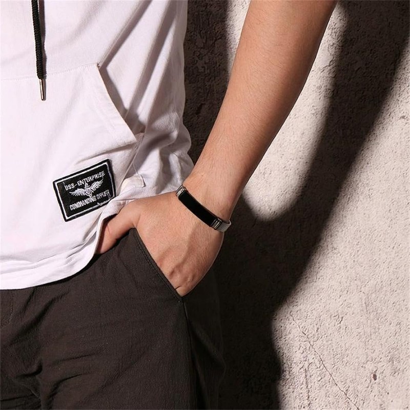 Romans 8:28 Scripture Bracelet for Men Women,Adjust Mesh Chain Inspirational