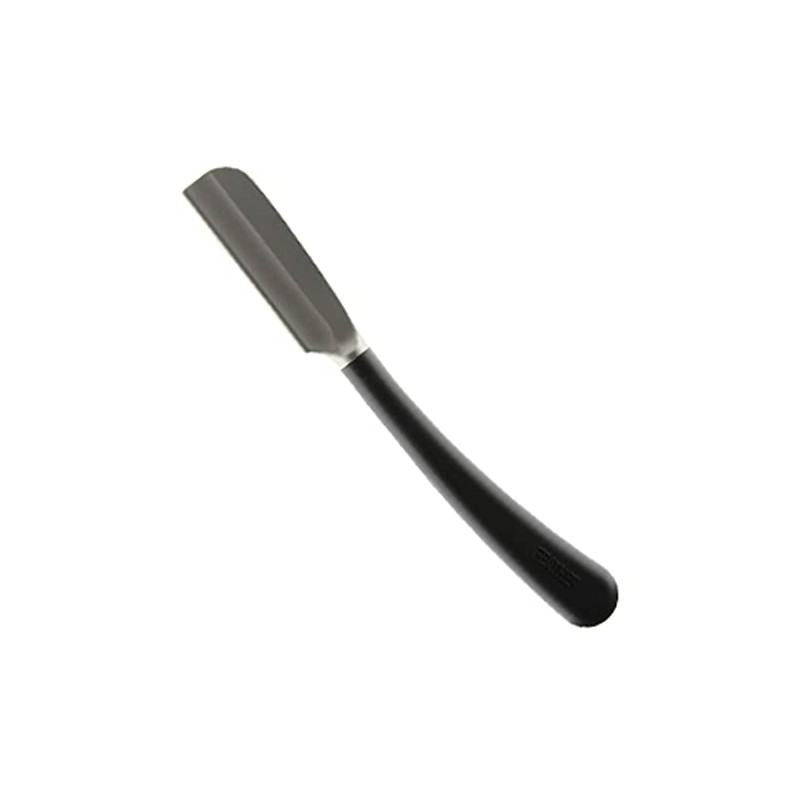Feather SS Japanese Straight Razor, Black