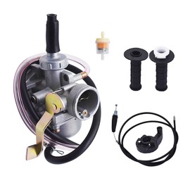 labwork Carburetor and 7/8" Handle Grip Bar and Throttle Cable Replacement for Honda 50 Z50R Z50R 1976-1999 Replacement for Honda CRF50F XR50R 2000-2009