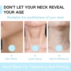 Firming Rejuvenating Neck Mask, 8PCS Rejuvenating Neck Mask For Tightening And Firming, Tightening & Moisturizing For Line Romoval, Sheet Masks For Wrinkles