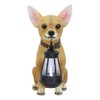 Ebros Picante Mexican Chihuahua Dog Decor Path Lighter Statue 12.5"Tall