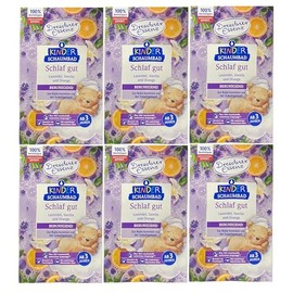 Dresdner Essenz Children's Bubble Bath Sleep Well 6 x 40 ml Pack of 6