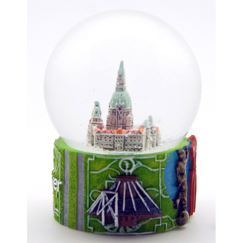 London Souvenir Snow Globe Town Hall Hannover No 30024