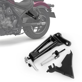 Rebel 1100 Foot Pegs - Motorcycle Footrests Passenger Footpegs Seat Pegs for Rebel 1100 CMX 1100 DCT 2021 2022 2023 2024 2025,Black