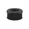 STEDO -100229 Euro Rubber Connector Black for Flush Pipe Diameter