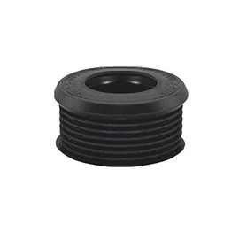 STEDO -100229 Euro Rubber Connector Black for Flush Pipe Diameter 55/38