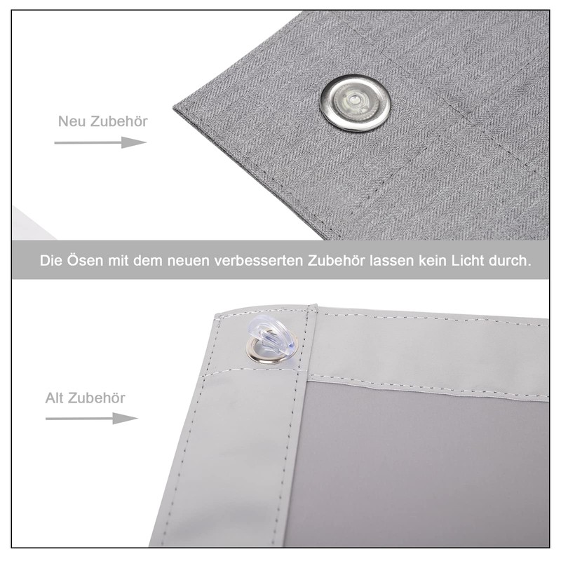 WOLTU Thermal Skylight Roller Blind, No Drilling, Sun Protection, Blackout