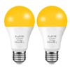 ProPOW Amber Yellow LED Light Bulb, 7W Dusk to Dawn