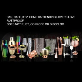 Small Martini Shaker with Strainer, Vintage Carved Cocktail Shaker Stainless Steel Drink Shaker Drink Mixer Martini Shaker Bartender Shaker Mini Drink Mixer Shaker Shaker Set for Drinks