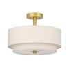 XiNBEi Lighting 3 Light Semi Flush Mount Light, Close to