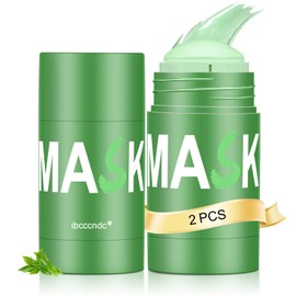 Josmon Green Tea Deep Cleanse Mask 2PCS, Blackhead Remover with Green Tea Extract for Face Deep Pore Cleansing, Oil Control, Moisturizing
