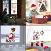 9 PCS Christmas Window Stickers Christmas Decorations for Windows Double