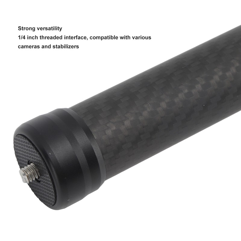 Camera Extension Rod Carbon Fiber 9.8in 30mm 1/4 in and