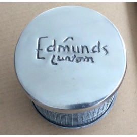 vintage speed EDMUNDS  (AC-26-2 5/8") TWO BARREL AIR CLEANER STROMBERG HOT ROD TRIPOWER