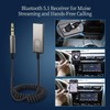 ZHITING Bluetooth Adapter Car Aux, Aux Bluetooth 5.1 Receiver with