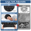 Silk Bonnets for Men, Satin Bonnet for Sleeping, Adjustable Hem