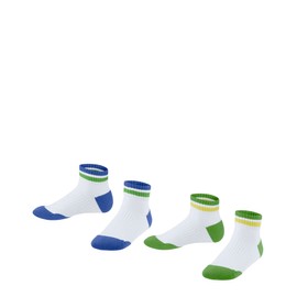 ESPRIT Unisex Children's Active Tennis Trainer Socks Against Sweat Durable Multipack Quick-Drying Breathable Sustainable Organic Cotton Functional Material 2 Pairs, Multicoloured (assortment 0030)