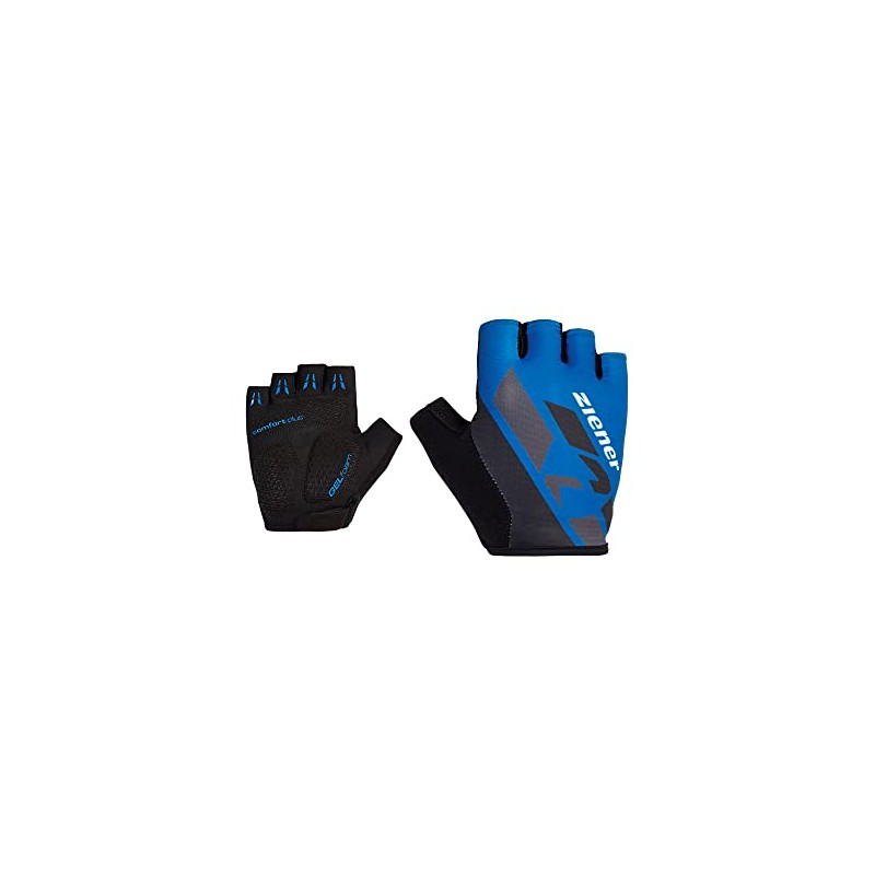 Ziener Crisander Men's Cycling Gloves, Short Finger, Breathable, Cushioning, Persian