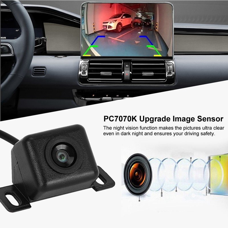 PC7070K HD CCD Cable Night Vision Car Backup Rearview Parking