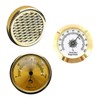2 Cigar Hygrometer and 2 Cigar Humidifier Round Adjustable Point
