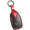 【smasol】Smart Key Case Genuine Leather Leather Key Cover Compatible with