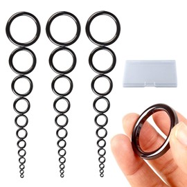 ZGDEIWGF 36 pieces fishing rod ring, 1 piece storage box, fishing rod repair kit, fishing rod repair ring, fishing rod guide rod ring, accessories for fishing equipment