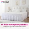 RIMELA Bed Valance Sheet Double Elasticized Bed Skirt Easy to