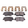 febi bilstein 116301 Brake Pad Set with Mounting Material, Pack