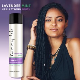 Sunny Isle Lavender Mint Hair and Strong Roots Shampoo 10.1oz | Strengthening with Biotin, Jamaican Black Castor Oil | Paraben & Sulfate Free