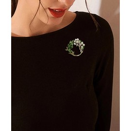 Lily Of The Valley Brooch Gifts, Queen Elizabeth's Favourite Flower White