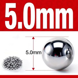 ZYsteelball- (500pcs, 5mm) Chrome Steel Bearing Balls Precision Ball G25