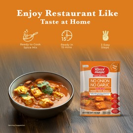 Rasoi Magic Spice Mix for NONG Paneer Tikka Masala (Pack of 3) | Ready to cook | No Added Preservatives, No Artificial Colors | Restaurant like Flavors in 15 minutes| Ready-to-cook Mix | 50g Each Packet