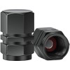 AIEX 8 Packs Aluminum Tire Valve Stem Caps with Gasket