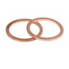 5pcs Copper Washer Flat Sealing Gasket Ring Spacer for Car