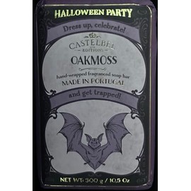 Castelbel Oakmoss Hand-Wrapped Fragrance Soap Bar, 10.5 Oz, Made in Portugal
