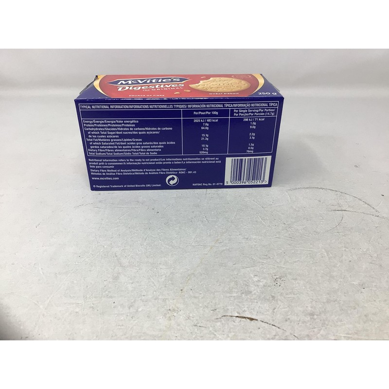 McVities Digestive Wheat biscuits 225g x 4 box (900g total)