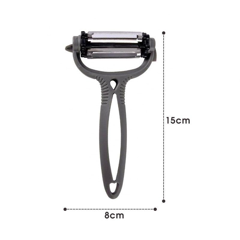 Cook Easy Vegetable Peeler 3-in 1 Julienne Peeler, Multifunctional Apple