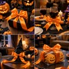 tenn well Orange Ribbon 50mm, 22 Meters Fabric Satin Ribbon