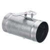 PATIKIL 4" HVAC Duct Manual Volume Damper, Metal Adjustment Airflow